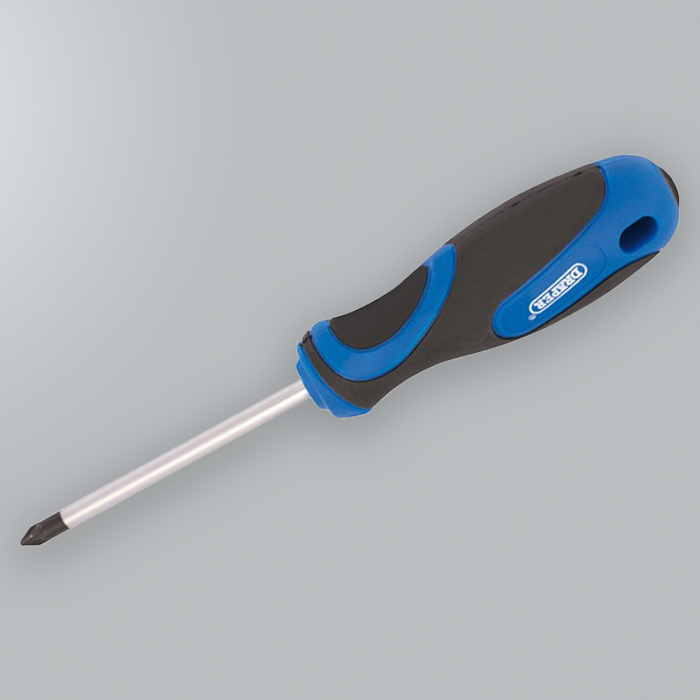 Soft Grip Slotted Screwdriver- PZ1 x 75mm (266-271) Soft Grip Slotted Screwdriver- PZ1 x 75mm (266-271)